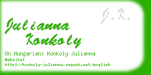 julianna konkoly business card